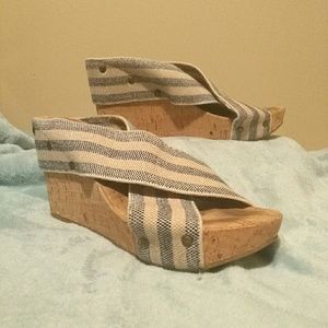 Lucky Brand Cork wedges